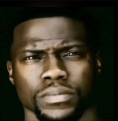 Kevin Hart staring at camera Meme Template