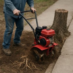 TAKING my RED color ROTOTILLER, spending a bunch of time TO UNDE Meme Template