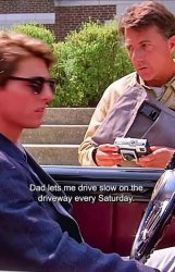 Dad lets me Meme Template