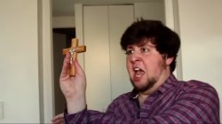 JonTron Cross Meme Template