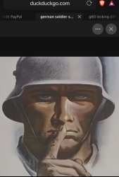 German soldier shushing Meme Template