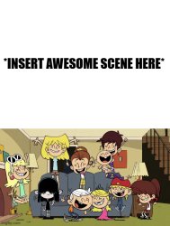 Loud Siblings Celebrating Meme Template