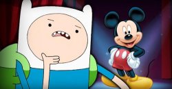 a cartoon crossover Meme Template