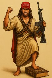 Fighter Jesus Meme Template