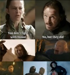 you dont fight with honor Meme Template
