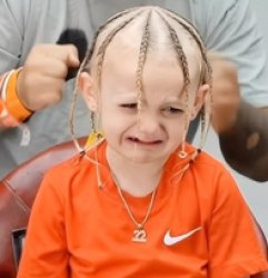 when you get a bald man’s cut Meme Template