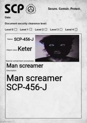 SCP-456-J Document Meme Template