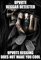 upvote beggar Meme Template