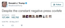Trump Covfefe Tweet Meme Template