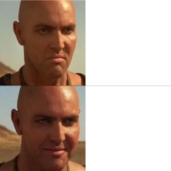 The Mummy Imhotep mad then pleased Meme Template
