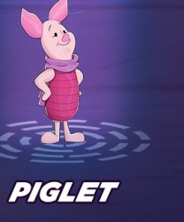 Piglet Disney heroes Meme Template