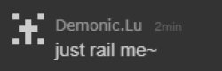 just rail me~ Meme Template
