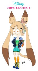 Disney Miku Project - Hustle Sweetheart Type Meme Template