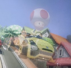 Toad Mario Kart 8 Mirror Image Mode Meme Template