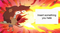 Anne Boonchuy burns up what? Meme Template