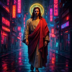 Walking Jesus Christ Meme Template