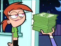 Vicky Takes Large Amount Of Cash Meme Template