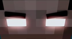 herobrine eyes Meme Template