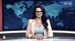 AI White Liberal News Meme Template