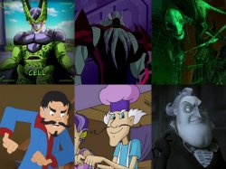 Disney Horror Villains Collage Season 4 Meme Template