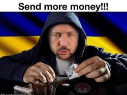 Zelensky drug addict Meme Template