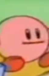 kirby 500-yard stare Meme Template