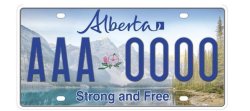 alberta license plate Meme Template
