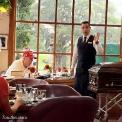 Trump dinner coffin Meme Template