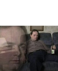 Depressed Guy on a Sofa Meme Template