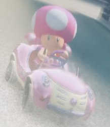 Toad Mario Kart 8 Mirror Image Mode Meme Template