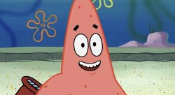 Patrick Star “I love you” Meme Template