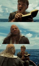 Ragetti & Pintel argue over the Bible Meme Template