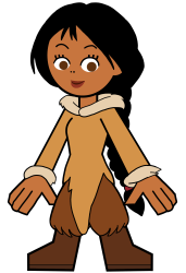 Nita The Inuk Human in Hero 108 Style Meme Template