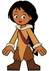 Nita The Inuk Human in Hero 108 Style Meme Template