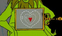 Grinch Heart Meme Template