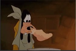 Starving Goofy Meme Template