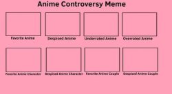 Anime life meme Meme Template