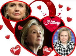 Hillary Clinton I'm in Love Meme Template