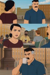 Nolan Debbie coffee Meme Template