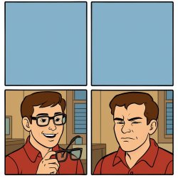 ai glasses Meme Template