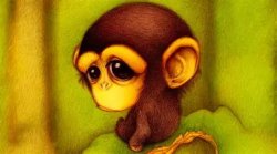 sad baby monkey Meme Template