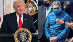 Donald Trump pardons Juan Orlando Hernandez Meme Template