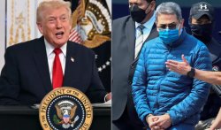 Donald Trump pardons Juan Orlando Hernandez Meme Template