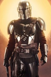 Mandalorian (gold) Meme Template