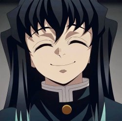 Muichiro's Gentle smile Meme Template