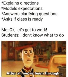 Woody after all Meme Template