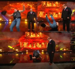Brock Lesnar Fall Meme Template