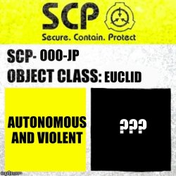 SCP-000-JP Meme Template