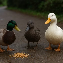 Emo the duck (The gray duck) Meme Template