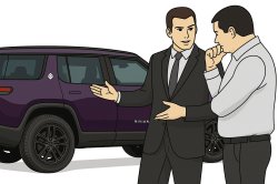 Purple Rivian Meme Template